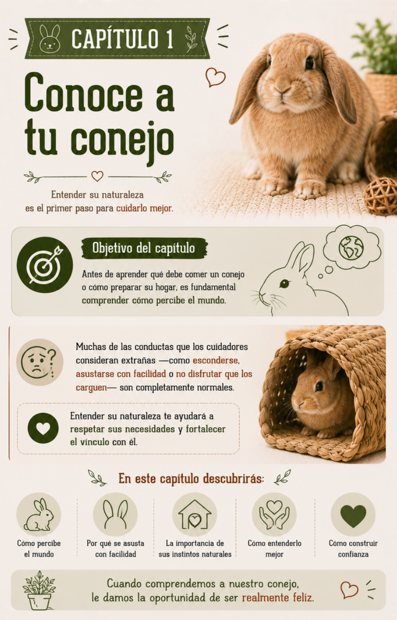 Vista previa interna del ebook: conoce a tu conejo